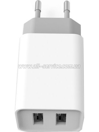   Colorway 2USB AUTO ID 2.1A 10W  (CW-CHS015-WT)