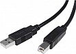 Кабель для принтера USB 2.0 AM/BM 3.0m black ColorWay (CW-CBUB073-BK) Кабель для принтера USB 2.0 AM/BM 3.0m black ColorWay (CW-CBUB073-BK)