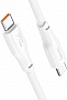 ���� ������ USB-C to USB-C 2.0m 240W TPE X93 white HOCO (6931474790743)
