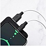 ���� ������ USB 2.0 AM to USB-C 1.0m 3A silicone black+white HOCO (6931474711915)