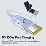 Дата кабель USB-C to USB-C 1.0m 100W blue Baseus (1167203) Дата кабель USB-C to USB-C 1.0m 100W blue Baseus (1167203)