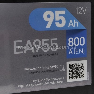����������� ������������� EXIDE PREMIUM 95A (EA955)