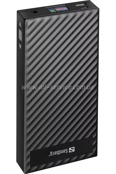   Sandberg 30000mAh PD/100W, DC/3-24V/120W, QC/3.0 (420-88)