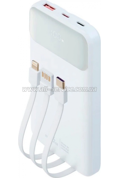 ������� ������������� RivaCase 10000mAh PD 22.5W white (RIVAPOWER VA2211 White)