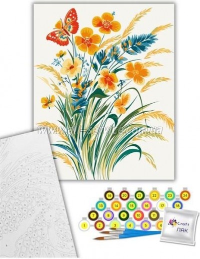 Картина по номерам ArtCraft Палітра літа 40х50 см (13148-AC) Картина по номерам ArtCraft Палітра літа 40х50 см (13148-AC)