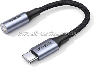 ������� USB-C to 3.5mm F 0.10m AV161 Ugreen (80154)