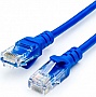 - ATCOM UTP. RJ45. Cat.5e. 0.5m. blue (4961)