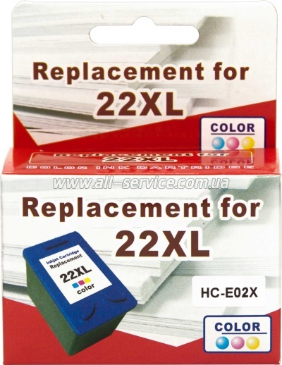 �������� MicroJet �22XL HP DJ 3920/ F4200/ F5200 ������ C9352CE Color (HC-E02X)