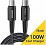 ���� ������ USB-C to USB-C 2.0m 100W black Essager (EXCTT1-CGA01)