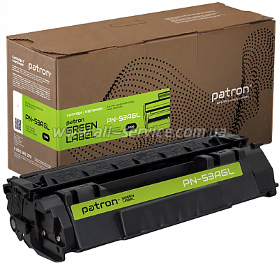 Картридж Patron Green Label HP LJ P2015/ P2014/ M2727 аналог Q7553A (PN-53AGL) Картридж Patron Green Label HP LJ P2015/ P2014/ M2727 аналог Q7553A (PN-53AGL)
