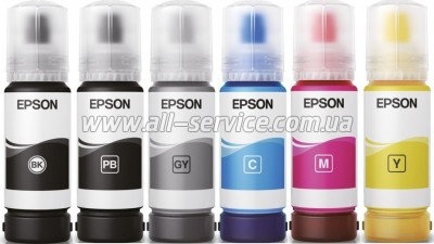  Epson 115 EcoTank L8160/ 8180 B/PB/G/C/M/Y (SET115E)