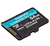   Kingston MicroSDXC 64GB Canvas Go! Plus Class 10 UHS-I U3 V30 A2 (SDCG3/64GBSP)