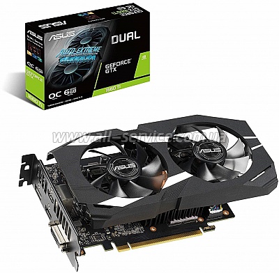  ASUS GeForce GTX1660TI DUAL OC (DUAL-GTX1660TI-O6G)