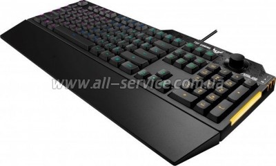  ASUS TUF Gaming K1 USB UA Black (90MP01X0-BKMA00)