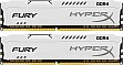  Kingston HyperX Fury DDR4 16GBx2 2933 CL17, White (HX429C17FWK2/32)