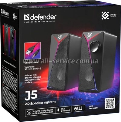  Defender J5 Black (65965)
