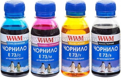 Комплект чернил WWM Epson TX119/ TX209/ TX419 Водорастворимые 4х100г B/C/M/Y (E73SET-2) Комплект чернил WWM Epson TX119/ TX209/ TX419 Водорастворимые 4х100г B/C/M/Y (E73SET-2)
