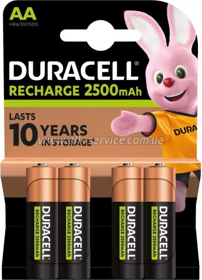 ����������� Duracell AA HR6 2500mAh * 4 (5000394057203 / 5007308)