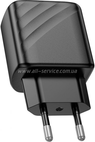�������� ������� HOCO CS22A Value USB-C PD 30W Black (6942007609913)