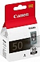  Canon PG-50 black Canon iP2200/ MP150/ 170/ 450/ Fax JX200/ 500 (0616B001/ 0616B025)