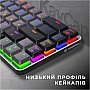  GamePro MK122R Red Swich Low Profile Wireless Dark Gray (MK122R)