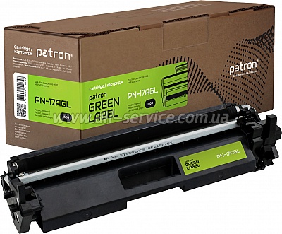  Patron Green Label HP LJ Pro M130/ M102  CF217A (PN-17AGL)