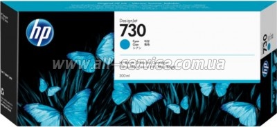  HP 730 DesignJet T1600/ T1700/ T2600 Cyan (P2V68A)
