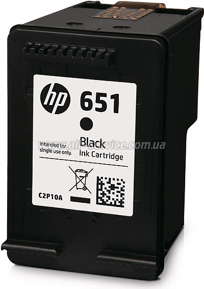  HP 651 HP Deskjet 5575/ Officejet 202 Black (C2P10AE)