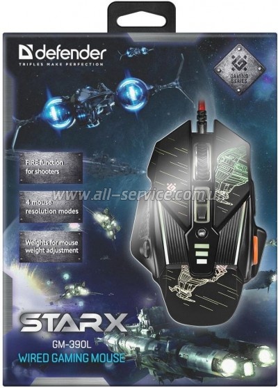  Defender sTarx GM-390L Black (52390)