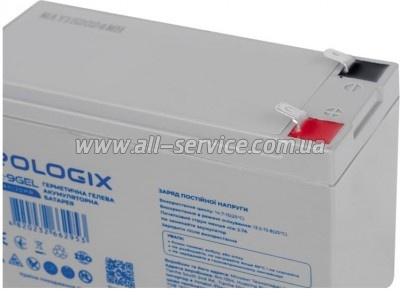 �������������� ������� Prologix 12V 9Ah GEL (PL12-9GEL)