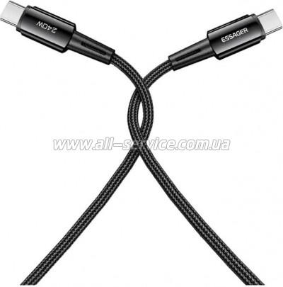 ���� ������ USB-C to USB-C 1.0m 240W Essager (EXCTT3-CG0G-P)