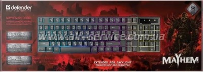  Defender Mayhem Mayhem GK-360DL USB UA Black (45362)