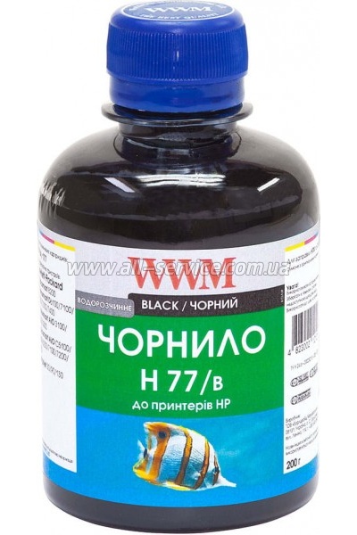Чернила WWM 200г HP C8719/С8721/С5016 Black (H77/B) Чернила WWM 200г HP C8719/С8721/С5016 Black (H77/B)