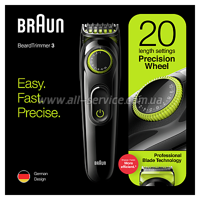    Braun BeardTrimmer BT3221