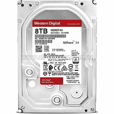  WD 3.5" 10TB 7200rpm 256B SATA III Red Plus (WD101EFBX)