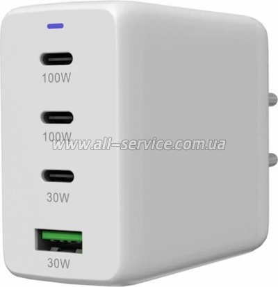 �������� ������� Canyon CU100ACC GaN 100W 3xPD 1xQC EU White (CNS-CUW100ACC)