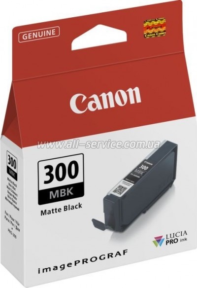  Canon PFI-300 Canon imagePROGRAF PRO-300 Matte Black (4192C001)