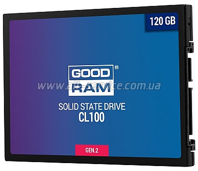 SSD  GOODRAM CL100 120GB GEN.2 SATAIII TLC (SSDPR-CL100-120-G2)