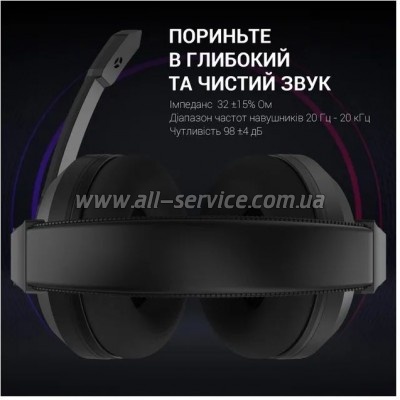  GamePro HS299 RGB Black (HS299)