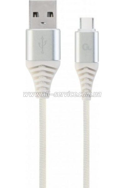 ���� ������ USB 2.0 AM to USB-C 1.0m Cablexpert (CC-USB2B-AMCM-1M-BW)