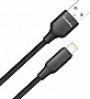 ���� ������ USB 2.0 AM to Lightning 2.0m 3A TPE embossed black ColorWay (CW-CBUL102-BK)