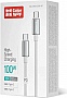 ���� ������ USB-C to USB-C 1.0m 5A 100W zinc alloy braided white ColorWay (CW-CBPDCC098-WT)