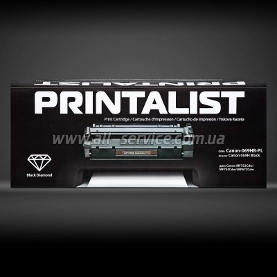  PRINTALIST Canon MF752Cdw/ MF754Cdw/ LBP673Cdw  Canon 069H/ 5098C002 Black (Canon-069HB-PL)