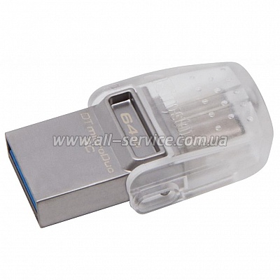  32GB Type-C Kingston DT Micro Metal Silver (DTDUO3C/32GB)
