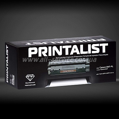  PRINTALIST  Canon LBP112/ MFP112/ MFP113  Canon 047 Black (Canon-047-PL)