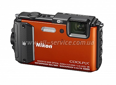   Nikon Coolpix AW130 Orange (VNA842E1)
