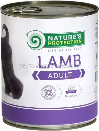    Nature's Protection Adult Lamb   800  (KIK24632)