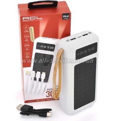   ACL 30000mAh SOLAR White (PW-61)