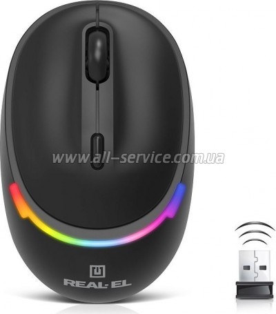  REAL-EL RM-440W Wireless/Bluetooth Black (EL123200045)