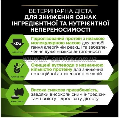     Purina Pro Plan Veterinary Diets Hypoallergenic 1.3 (7613035154506)